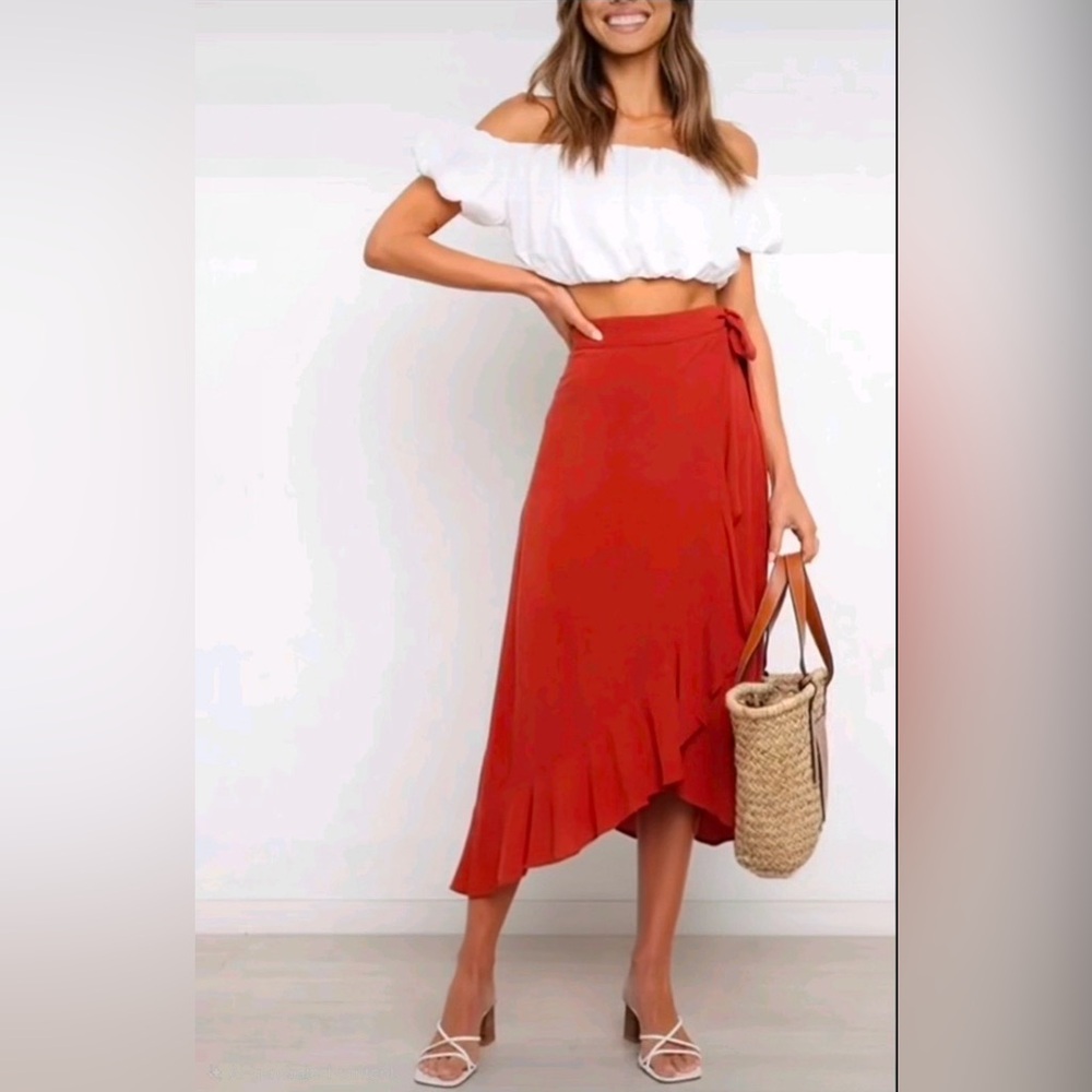 Bohemian Red skirt